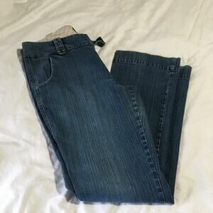 NY JEANS retro bootcut size 12 medium dark wash denim Y2K amazing condition